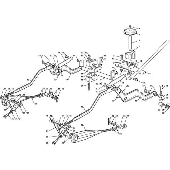 TORNADO PRO 9121 XWSY - 2020-2021 - 2T3040381/ST1 - Stiga Ride On Mower Cutting Plate Lifting. Diagram