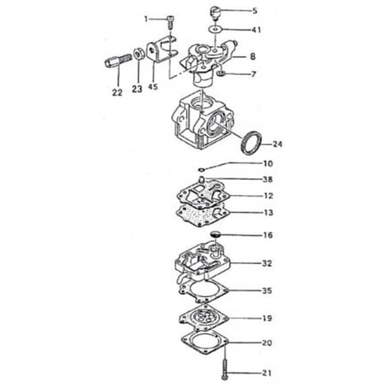 Tanaka TPH-2510 - H22 TPH25109540 - Carburettor