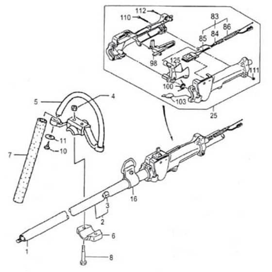 Tanaka TPH-2510 - H22 TPH25109540 - Operation Pipe