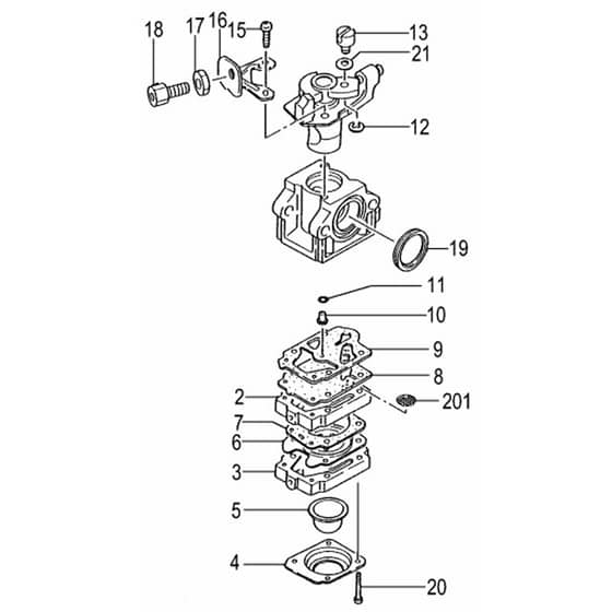 Tanaka TPH-270S - H49 TPH270S9541 - Carburettor