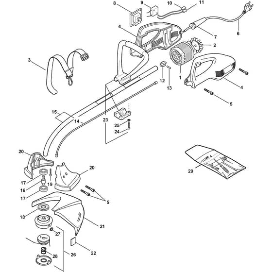 TR 1000 - 2003 - 191800006 - Stiga Trimmer Trimmer Diagram