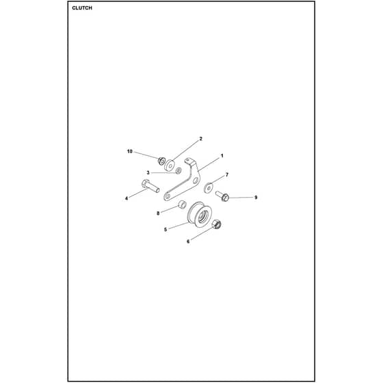Husqvarna TR 348 - 970652801 - Clutch
