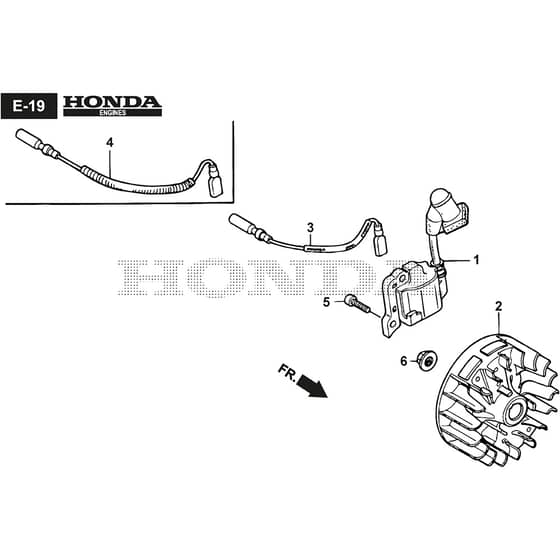 TR 425 HJ - 2023 - 281210003/21 - Stiga Trimmer Flywheel Diagram
