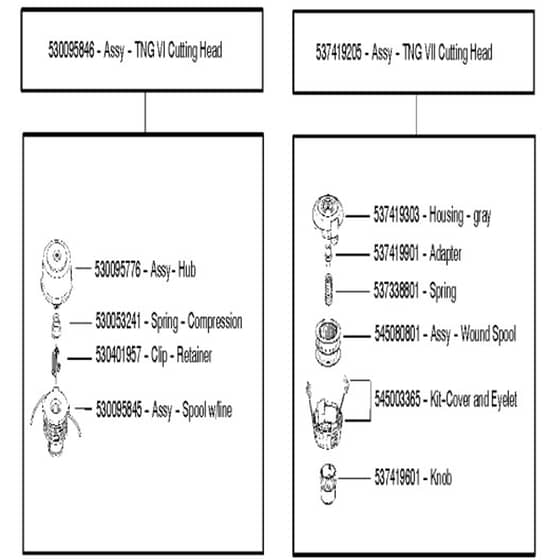 McCulloch TRIM MAC SL - 2010-04 - Service Updates Parts Diagram