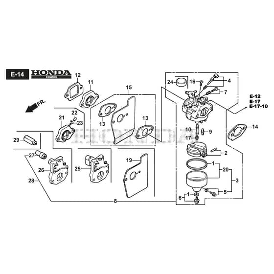 TURBO 53 SQ H BBC - 2017 - 299538838/S17 - Stiga Rotary Mower Carburettor Diagram