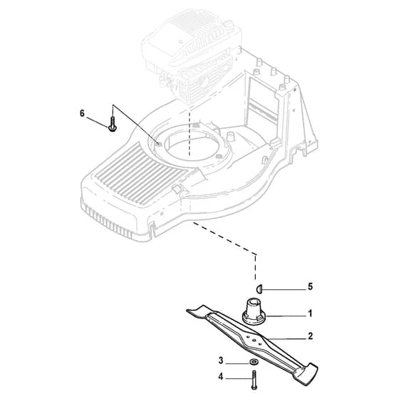 TURBO 55 SE COMBI - 2010-2014 - 292552521/KRO - Stiga Rotary Mower Blade Diagram