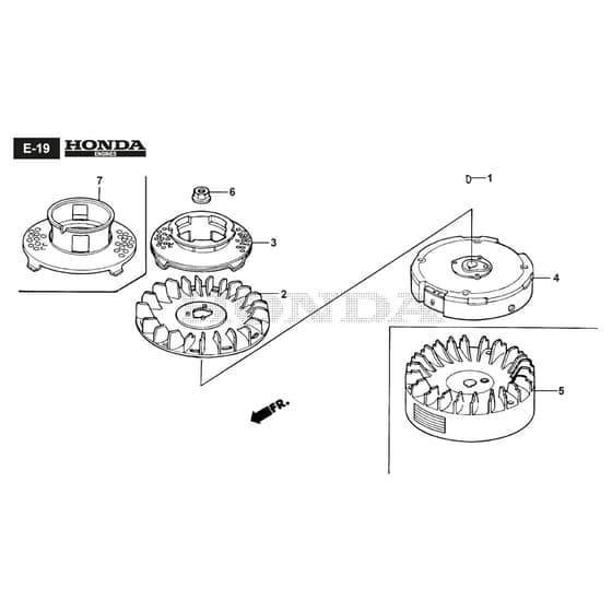 TWINCLIP 55 S-R H BBC - 2018-2022 - 294569338/ST1 - Stiga Rotary Mower Flywheel Diagram