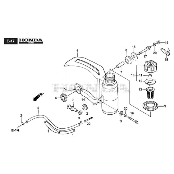 TWINCLIP 55 S-R H BBC - 2018-2022 - 294569338/ST1 - Stiga Rotary Mower Fuel Tank Diagram