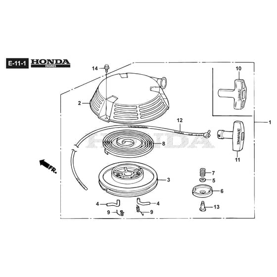TWINCLIP 955 B - 2022 - 294568038/ST2 - Stiga Rotary Mower Recoil Starter Diagram