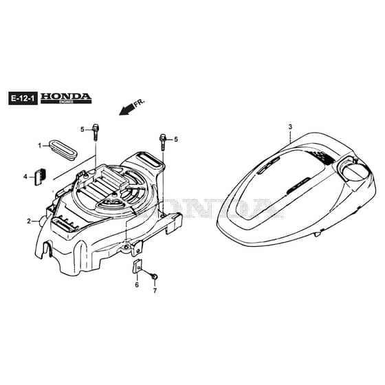 TWINCLIP 955 VE - 2023 - 294563538/ST2 - Stiga Rotary Mower Fan Cover Diagram