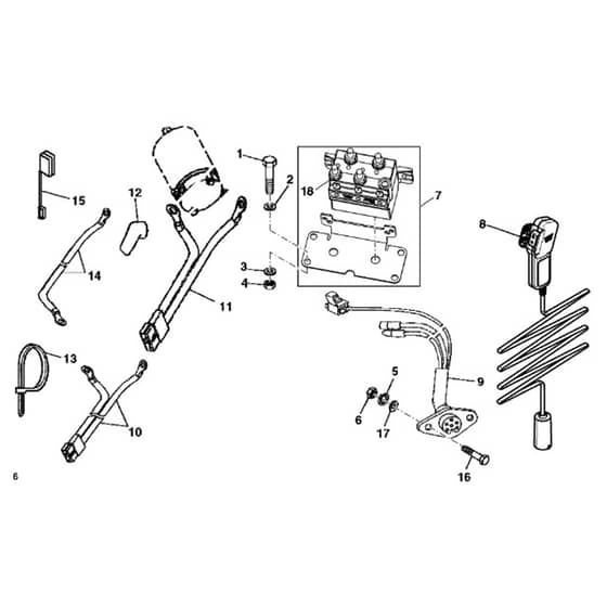 John Deere TX4X2 - PC9461 - Wiring Harness - ST486915