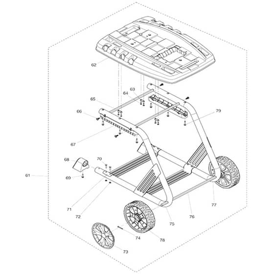 Makita UD2500 - Electric Shredder - Power Tool 04 Diagram