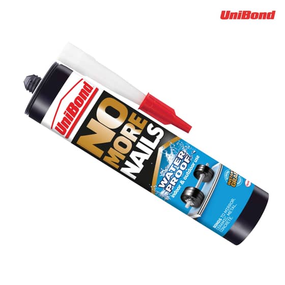 Unibond No More Nails Waterproof Interior / Exterior - Solvent Free 300ml - 1427383 / 1660560