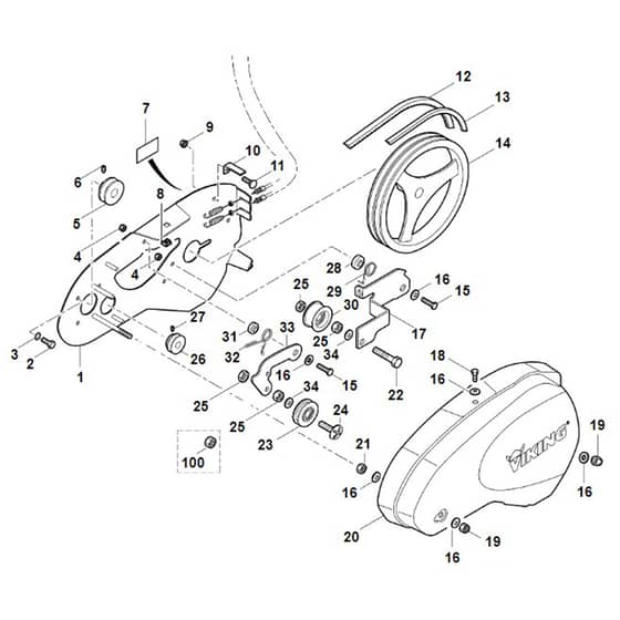 Viking VH500 - Drive - Parts Diagram