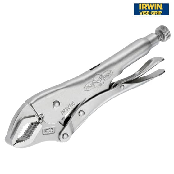 IRWIN 10CR Curved Jaw Locking Pliers 250mm (10in) - 10508017