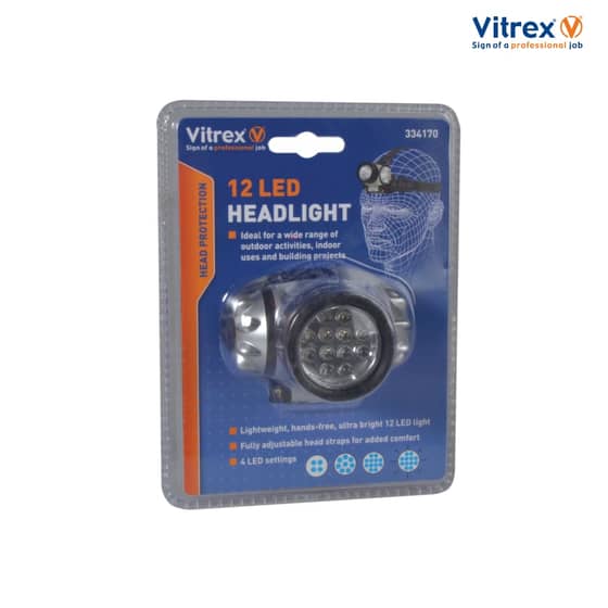 Vitrex 334170 Headlamp 12 LED - 334170