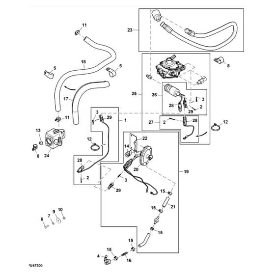 John Deere W48R - PC13630 - Propane Engine - ST1014674