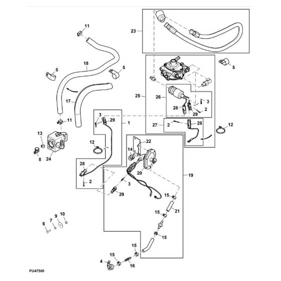 John Deere W52R - PC13631 - Propane Engine - ST1014674