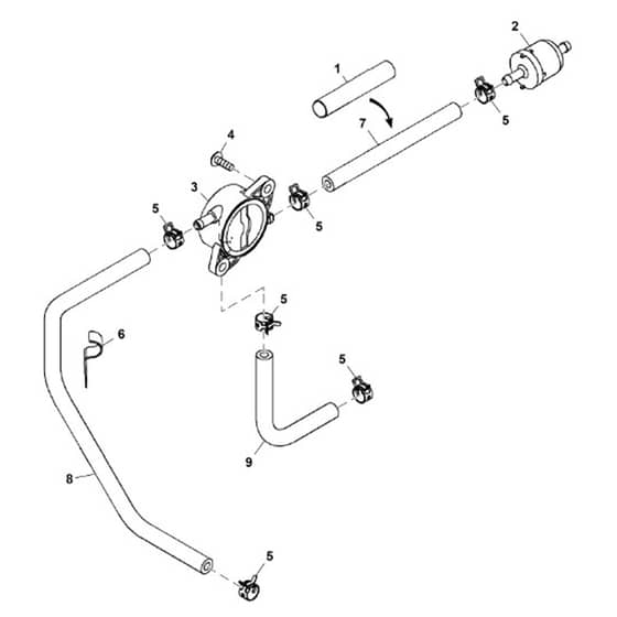 John Deere W61R - PC13632 - Fuel Pump (050001 - ) - ST1068968