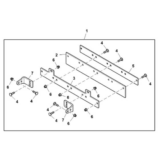 John Deere W61R - PC13632 - Striping Kit - ST941422