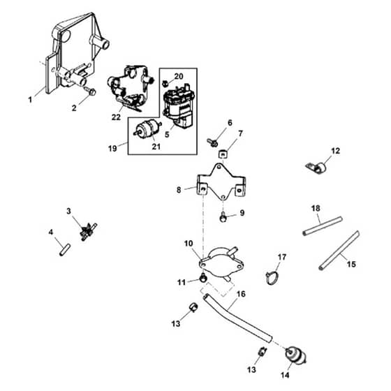 John Deere W61R - PC13632 - Fuel Pump - ST942677