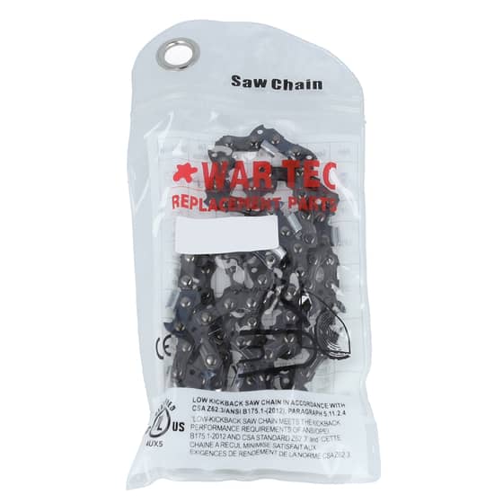 WAR TEC 16" - Chainsaw Chain .325" - 050" - 67 Links, Single