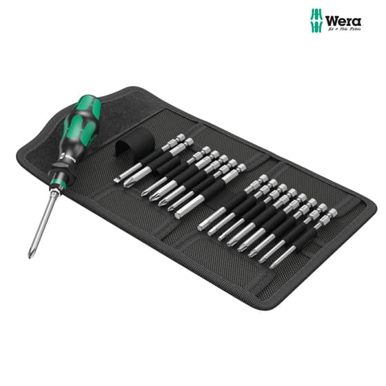 Wera Kraftform Kompakt 60 Screwdriver Specialist Bit Holding Set of 17 - 5059295001