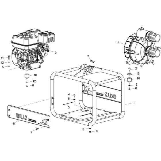 Belle WPX 3-30 - Main Assembly