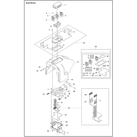 Husqvarna WS 440 HF - 967646602 - Electrical