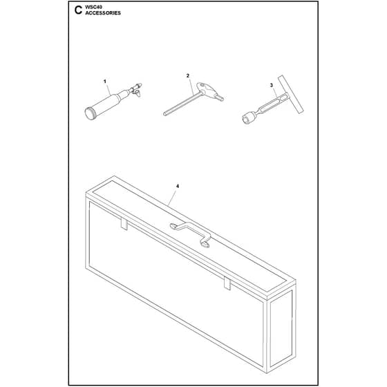 Husqvarna WSC 40 - 967252301 - Accessories