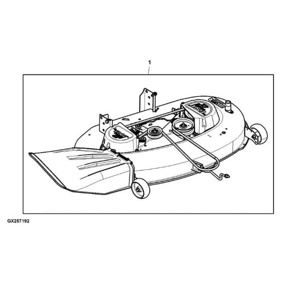 John Deere X105 - PC12385 - Attachment - ST845338