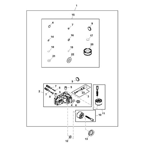 John Deere X115R - PC12386 - Repair Kit - ST844341