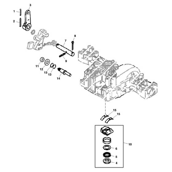 John Deere X116R - PC13346 - Transaxle Control - ST937986