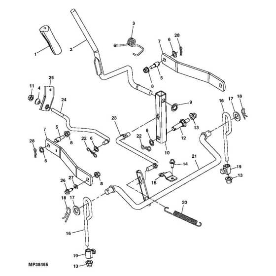 John Deere X120 - PC9637 - Mower Deck - ST245029
