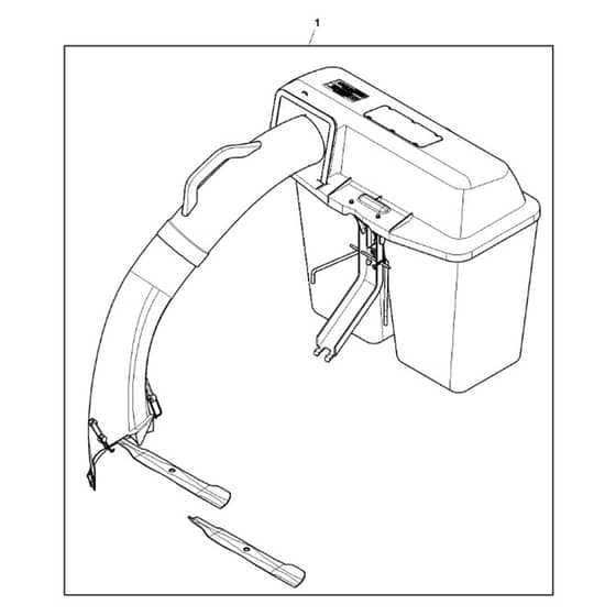 John Deere X125 - PC10449 - Material Collection - ST800756