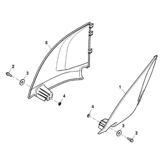 John Deere X126 - PC13344 - Panels - ST902703