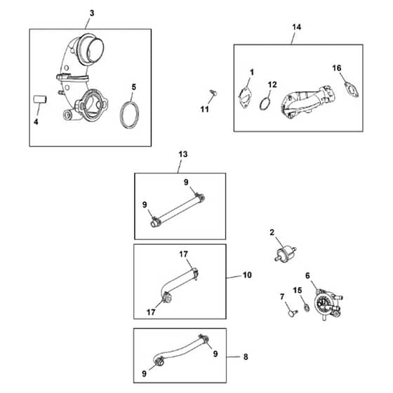 John Deere X126 - PC13344 - Fuel Supply - ST919120
