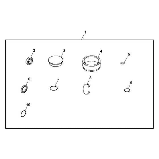 John Deere X127 - PC13998 - Seal Kit - ST1009979