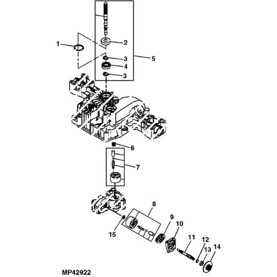 John Deere X130R - PC10316 - Motor - ST247247