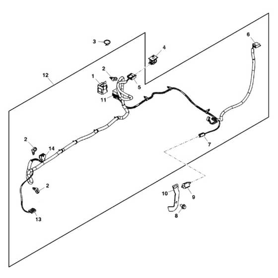 John Deere X135R - PC11760 - Wiring Harness - ST728435