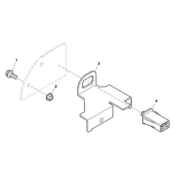 John Deere X145 - PC10450 - Engine Stop ( - 020000) - ST269104