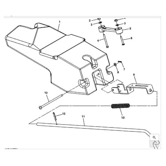 John Deere X155R - PC10452 - Mulch Kit - ST373106