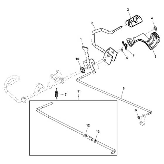 John Deere X165 - PC10451 - Forward / - ST805254