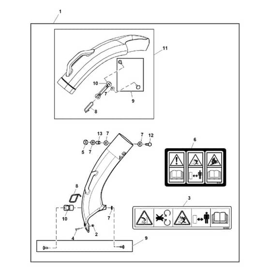 John Deere X166 - PC13345 - Material Collection - ST965253
