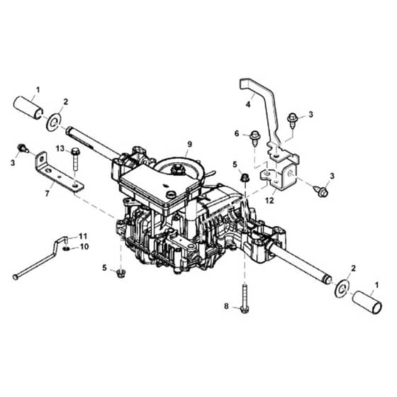 John Deere X167R - PC16002 - Transmission - ST1014884