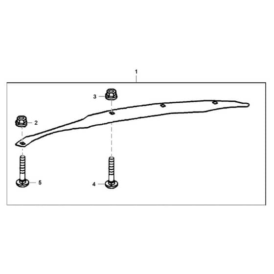 John Deere X300 - PC9519 - Baffle Kit - ST541509