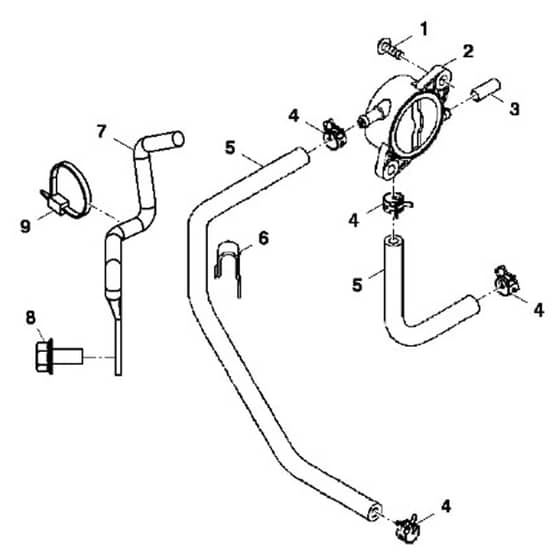 John Deere X300R - PC9608 - Fuel Pump (120001 - ) - ST559186