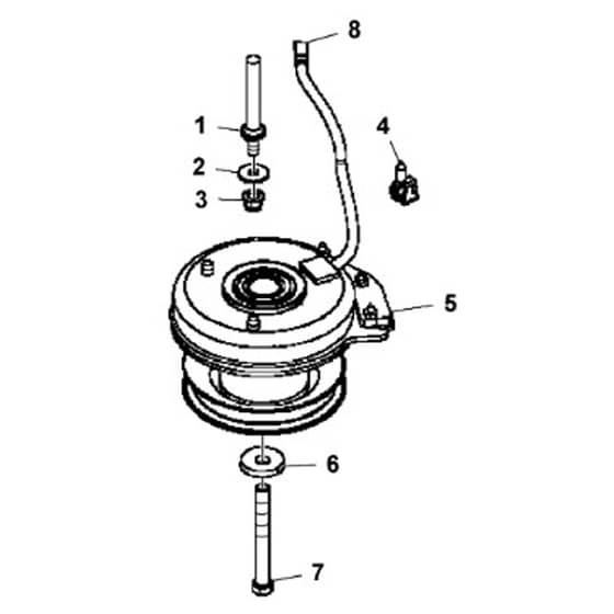 John Deere X305R - PC10882 - Pto Clutch - ST541724