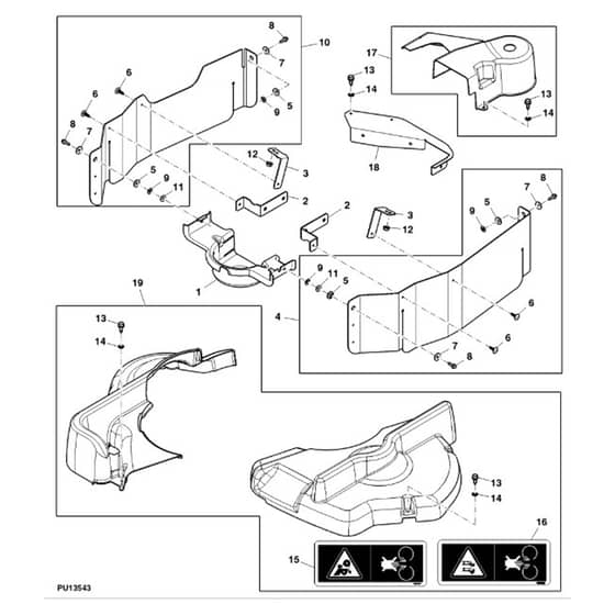 John Deere X305R - PC10882 - Export Kit - ST800950