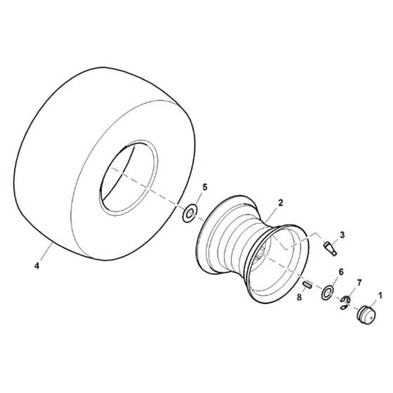 John Deere X310 - PC10883 - Wheels / - ST689876